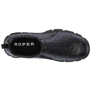 Roper Performance Mens Size 9 Slip On Black Leather casual shoes LNC